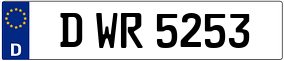 Truck License Plate